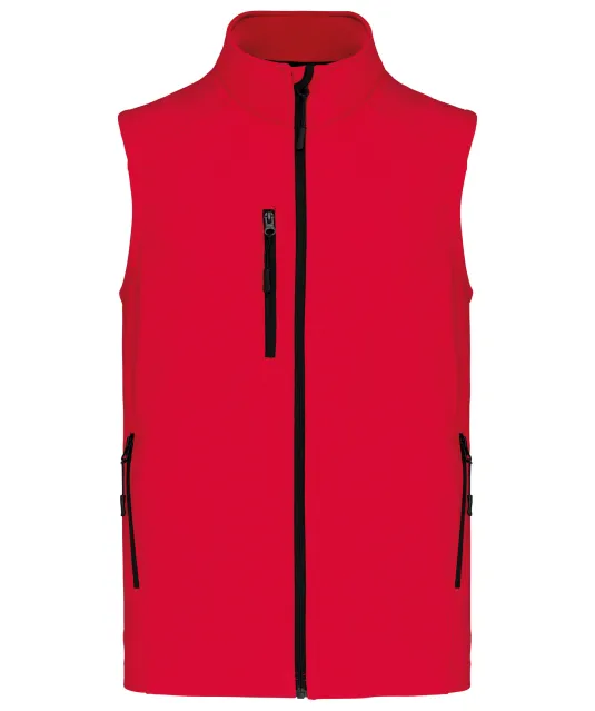 K403 - Softshell bodywarmer Red