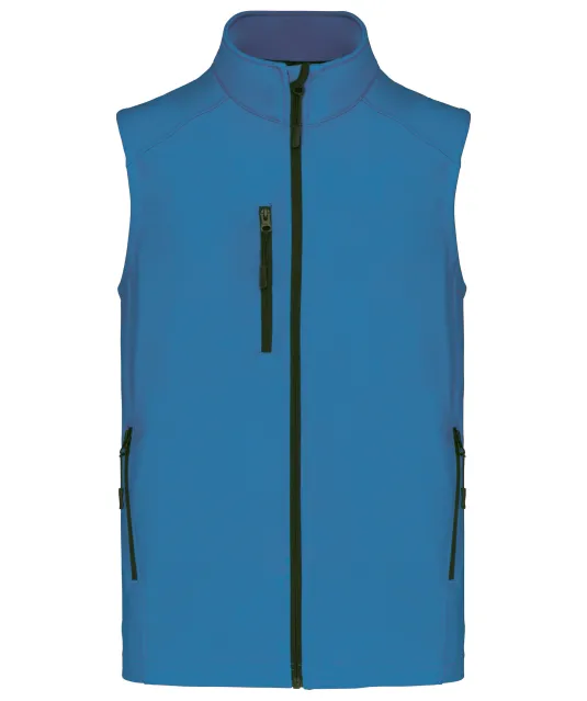 K403 - Softshell bodywarmer Aqua Blue