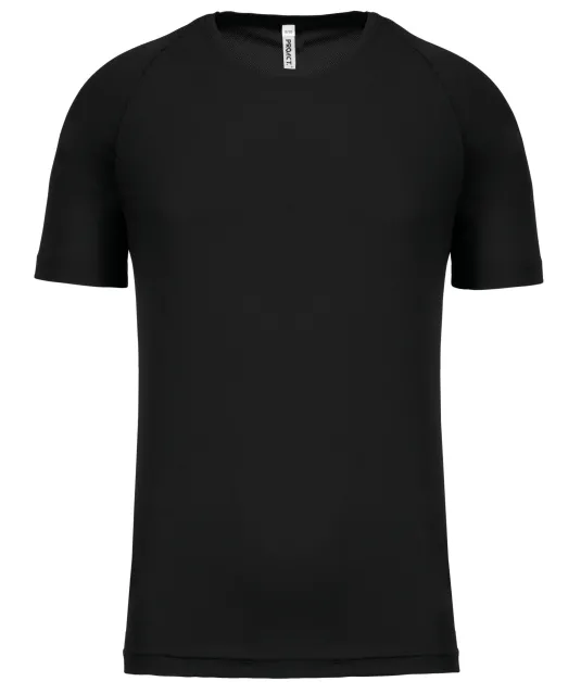 PA445 - Functioneel Kindersportshirt Black