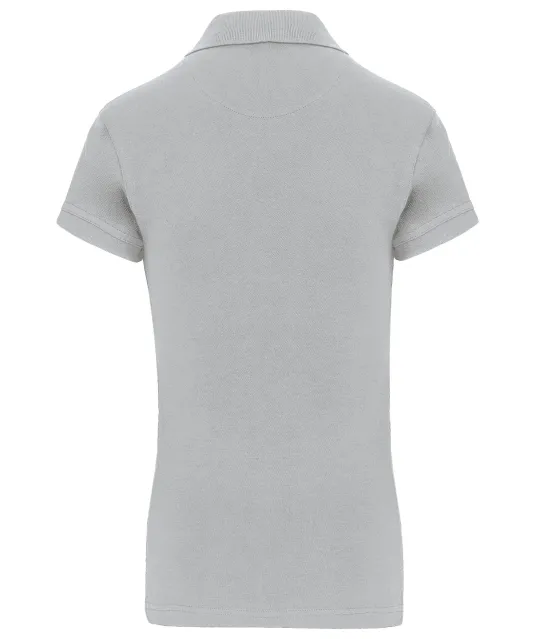 K240 - Piquépolo korte mouwen dames Snow Grey