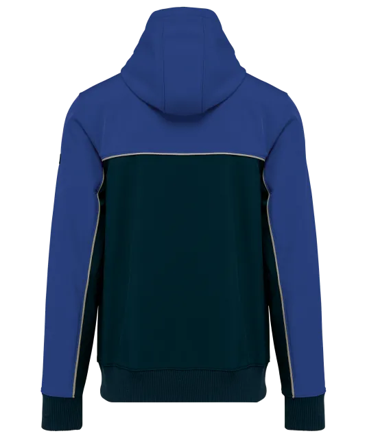 WK450 - 3-laags unisex softshelljas Navy / Royal Blue