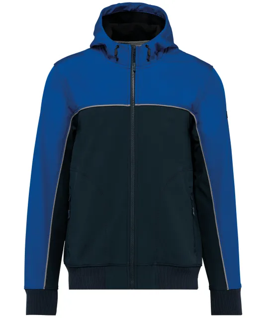 WK450 - 3-laags unisex softshelljas Navy / Royal Blue