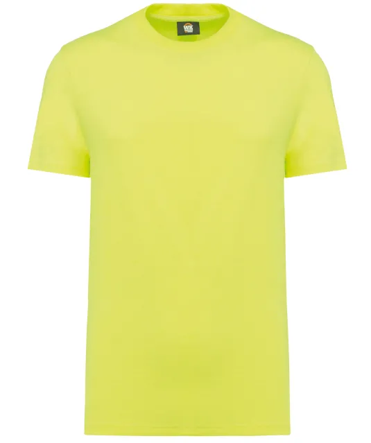 WK305 - Ecologisch uniseks T-shirt met korte mouwen Fluorescent Yellow