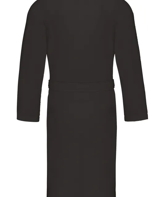 K122 - Kimono Badjas Honinggraatstructuur Black