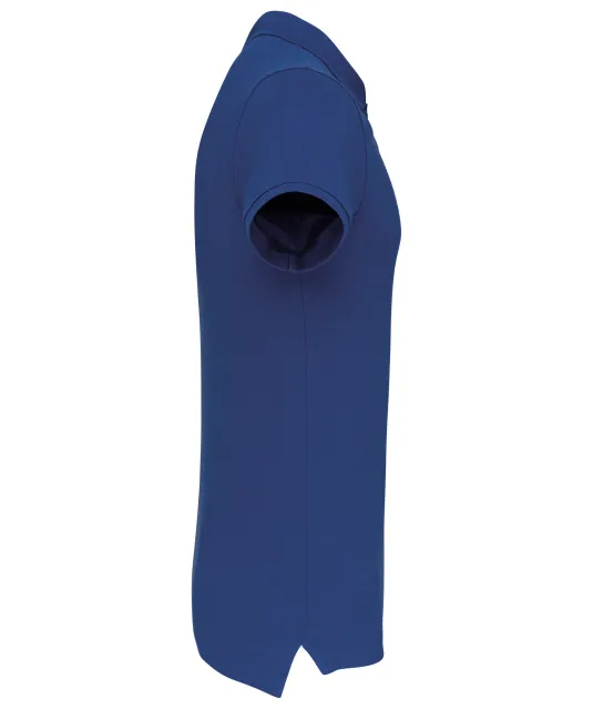 K209 - BIO piqué herenpolo korte mouwen Ocean Blue Heather
