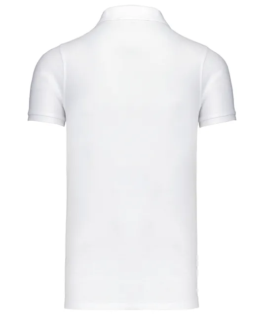 K209 - BIO piqué herenpolo korte mouwen White