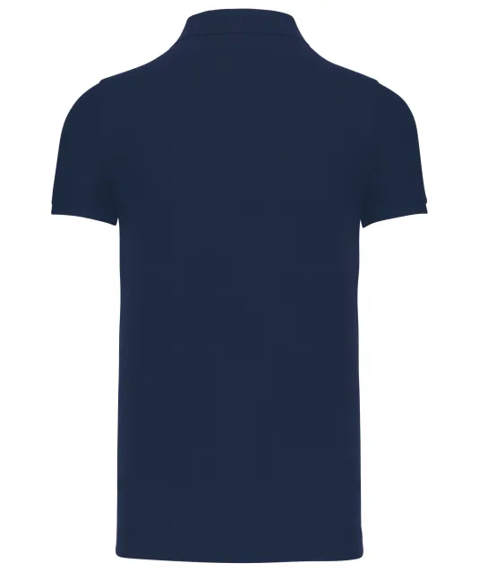 K209 - BIO piqué herenpolo korte mouwen Navy