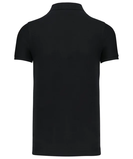 K209 - BIO piqué herenpolo korte mouwen Black