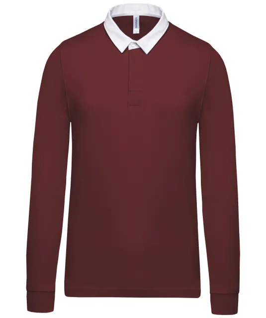 K213 - Rugbypolo Wine / White