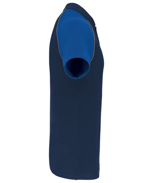 K226 - Baseballpolo Navy / Royal Blue