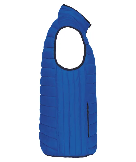 K6113 - Men’s lightweight sleeveless down jacket Light Royal Blue