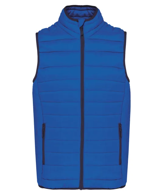 K6113 - Men’s lightweight sleeveless down jacket Light Royal Blue