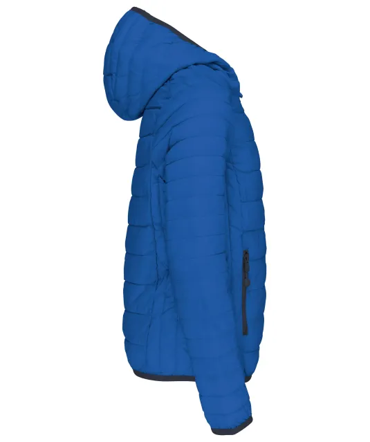 K6112 - Lichte kinderjas met capuchon Light Royal Blue