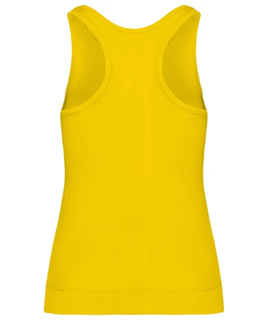 K311 - Angelina - Dames Racerback True Yellow