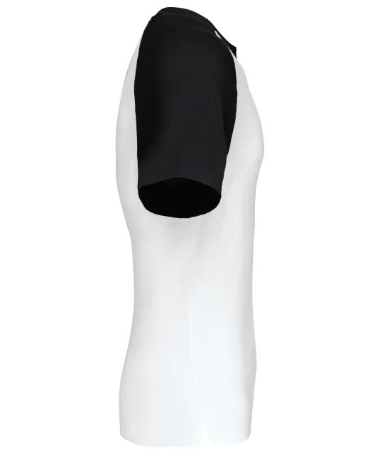 K330 - Baseball - Tweekleurig t-shirt White / Black