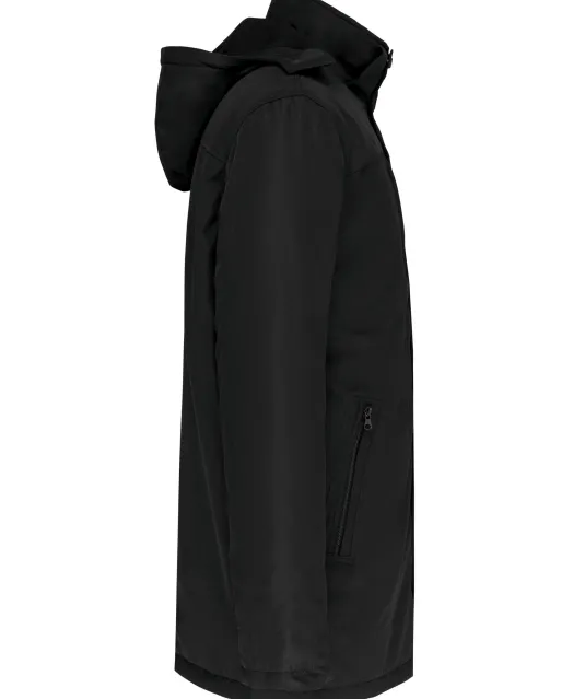 K656 - Parka met afneembare capuchon Black