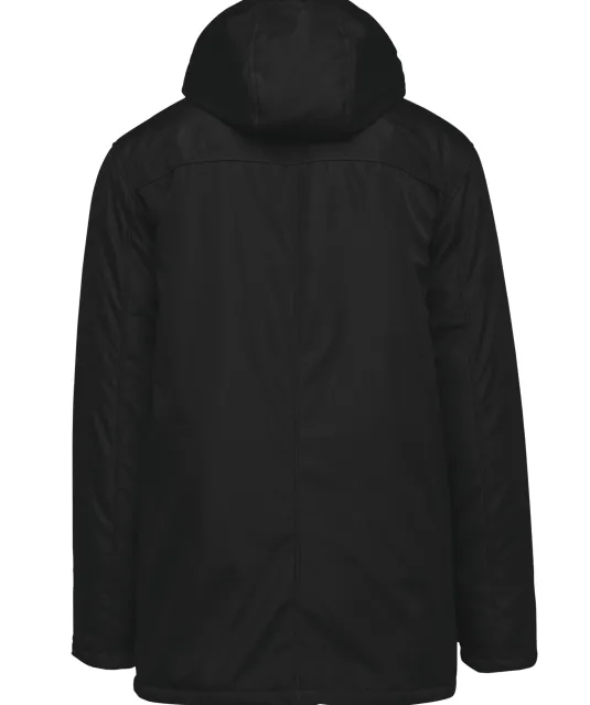 K656 - Parka met afneembare capuchon Black