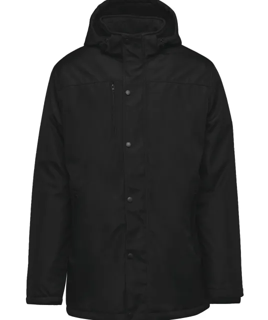 K656 - Parka met afneembare capuchon Black