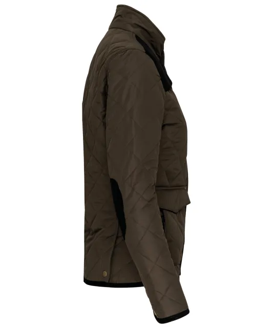 K6126 - Gewatteerde herenjas Mossy Green / Black