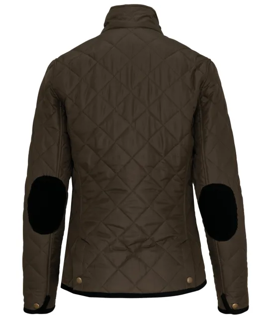 K6126 - Gewatteerde herenjas Mossy Green / Black