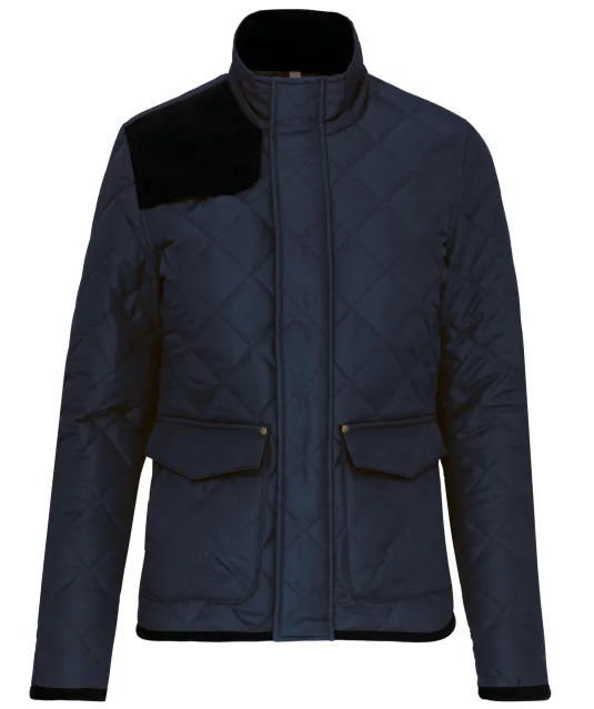 K6126 - Gewatteerde herenjas Navy / Black