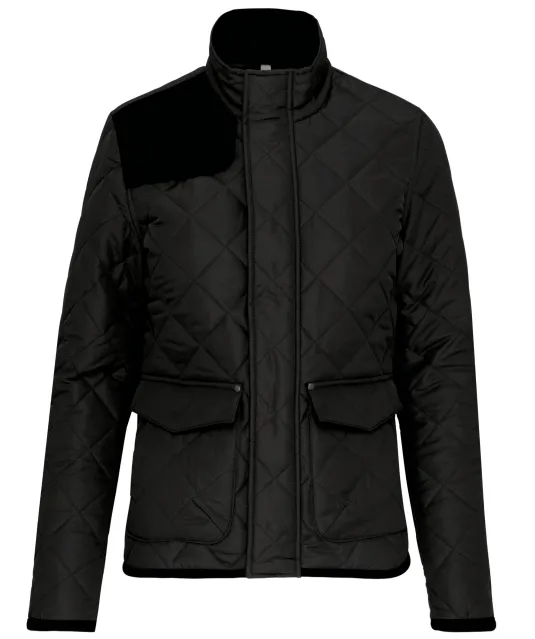 K6126 - Gewatteerde herenjas Black