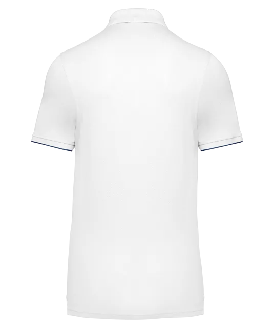 WK270 - Contrasterende polo Day To Day korte mouwen White / Navy