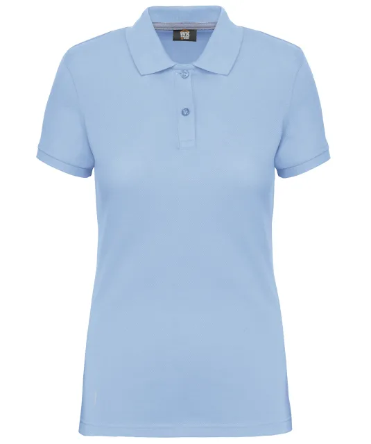 WK275 - Damespolo korte mouwen Sky Blue
