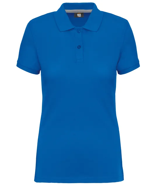 WK275 - Damespolo korte mouwen Light Royal Blue