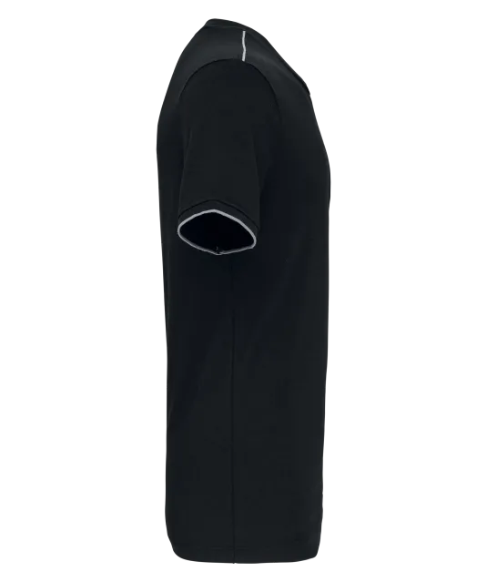 WK3020 - T-shirt Day To Day korte mouwen Black / Silver