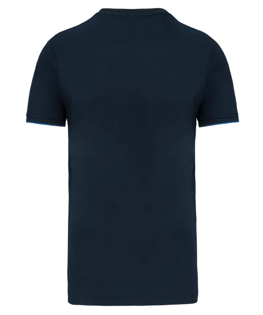 WK3020 - T-shirt Day To Day korte mouwen Navy / Light Royal Blue