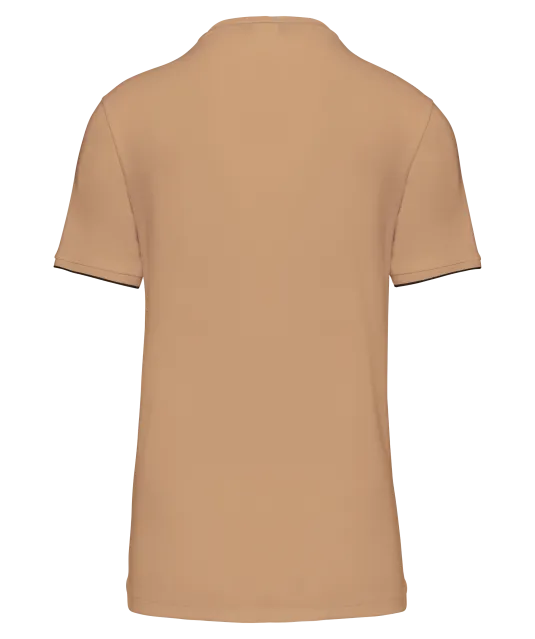 WK3020 - T-shirt Day To Day korte mouwen Camel / Black