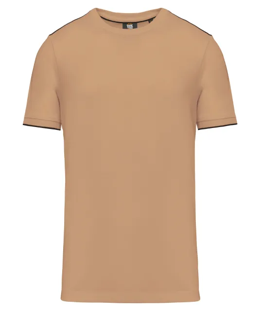WK3020 - T-shirt Day To Day korte mouwen Camel / Black