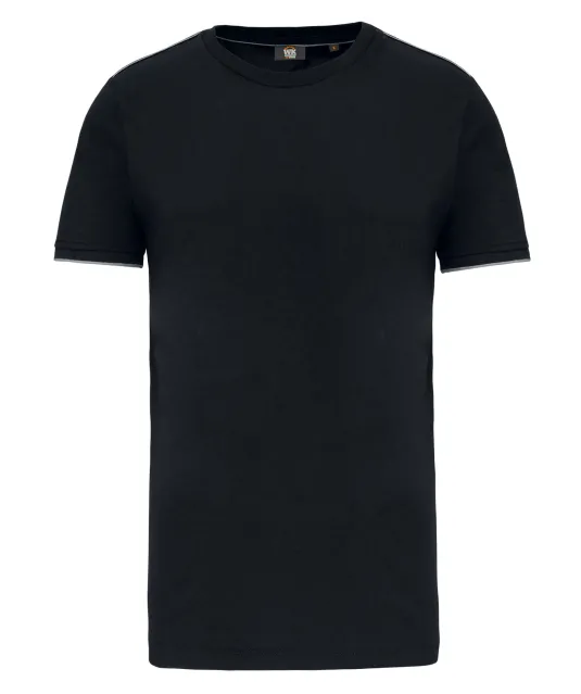 WK3020 - T-shirt Day To Day korte mouwen Black / Silver
