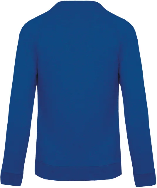 K490 - Sweater bio raglanmouwen kids Ocean Blue Heather