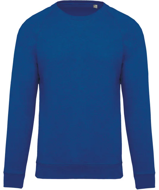 K490 - Sweater bio raglanmouwen kids Ocean Blue Heather