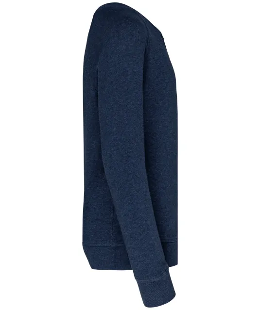 K490 - Sweater bio raglanmouwen kids French Navy Heather