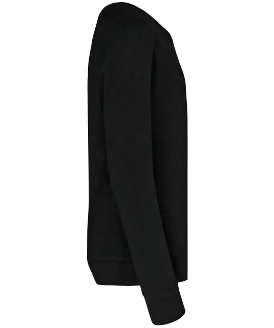 K490 - Sweater bio raglanmouwen kids Black