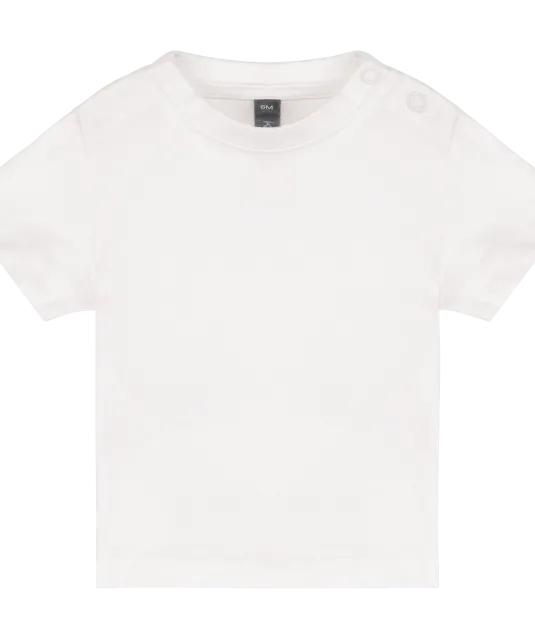 K363 - Baby-t-shirt korte mouwen White