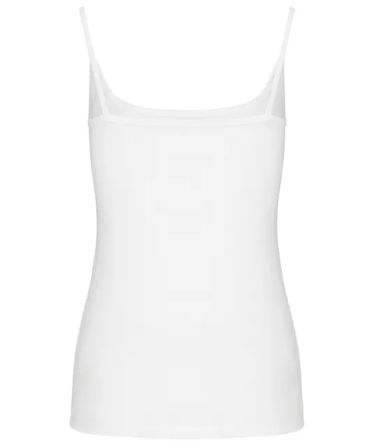 K397 - Damestop met schouderbandjes White