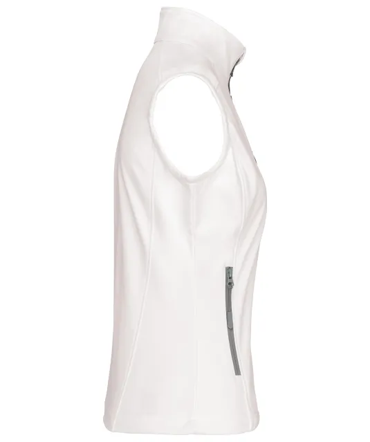 K404 - Dames softshell bodywarmer White