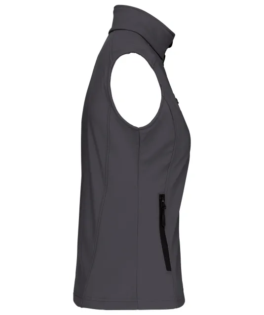 K404 - Dames softshell bodywarmer Titanium