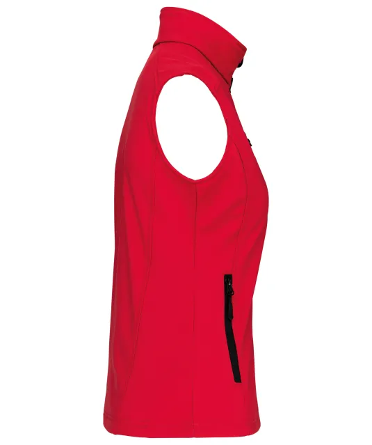K404 - Dames softshell bodywarmer Red