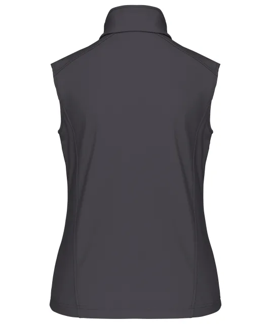 K404 - Dames softshell bodywarmer Titanium