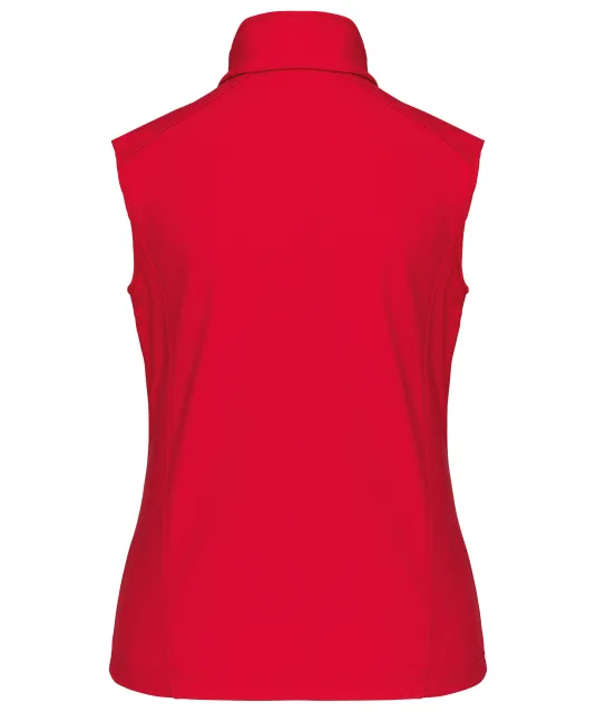 K404 - Dames softshell bodywarmer Red