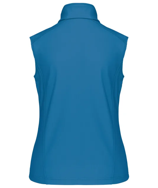 K404 - Dames softshell bodywarmer Aqua Blue