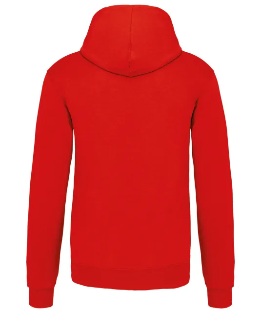 K446 - Sweater met contrasterende capuchon Red / White
