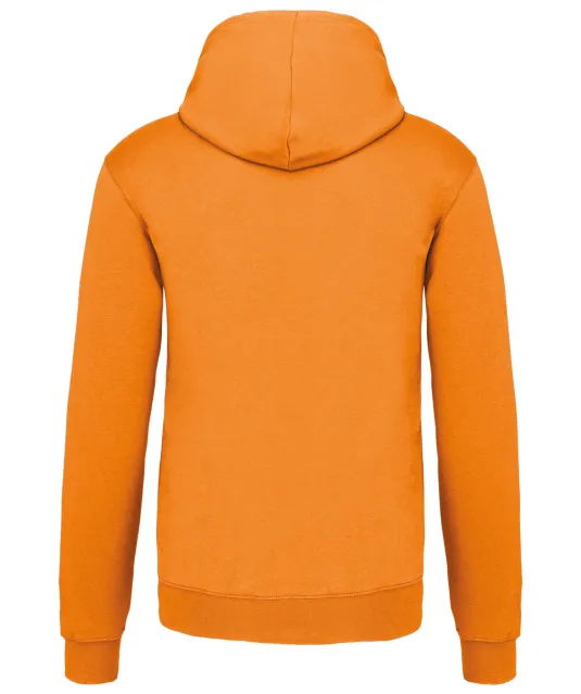 K446 - Sweater met contrasterende capuchon Orange / White