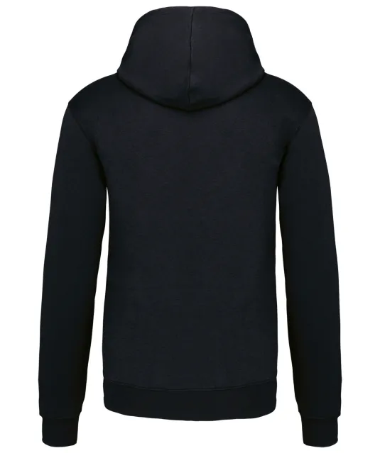 K446 - Sweater met contrasterende capuchon Navy / Fine Grey