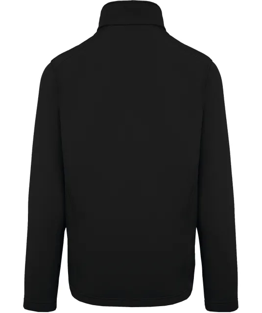K424 - 2-laagse herensoftshelljas Black